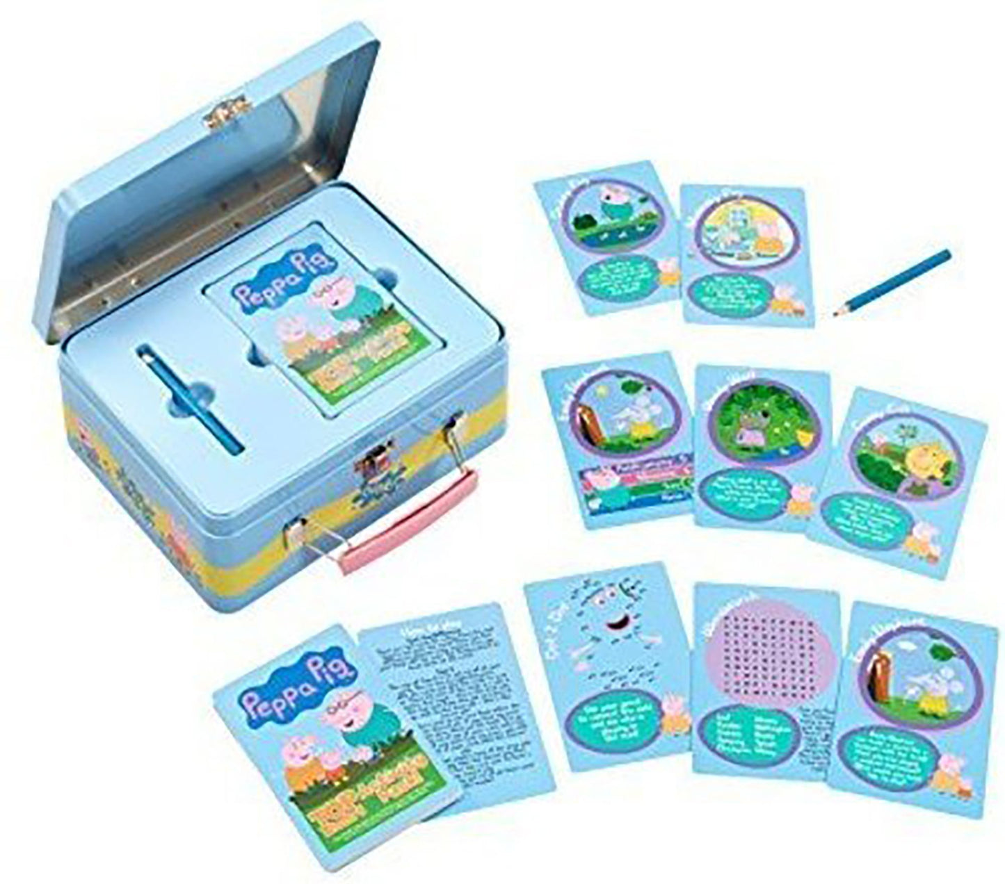 Peppa Lunchbox 5 Games Activity Tin