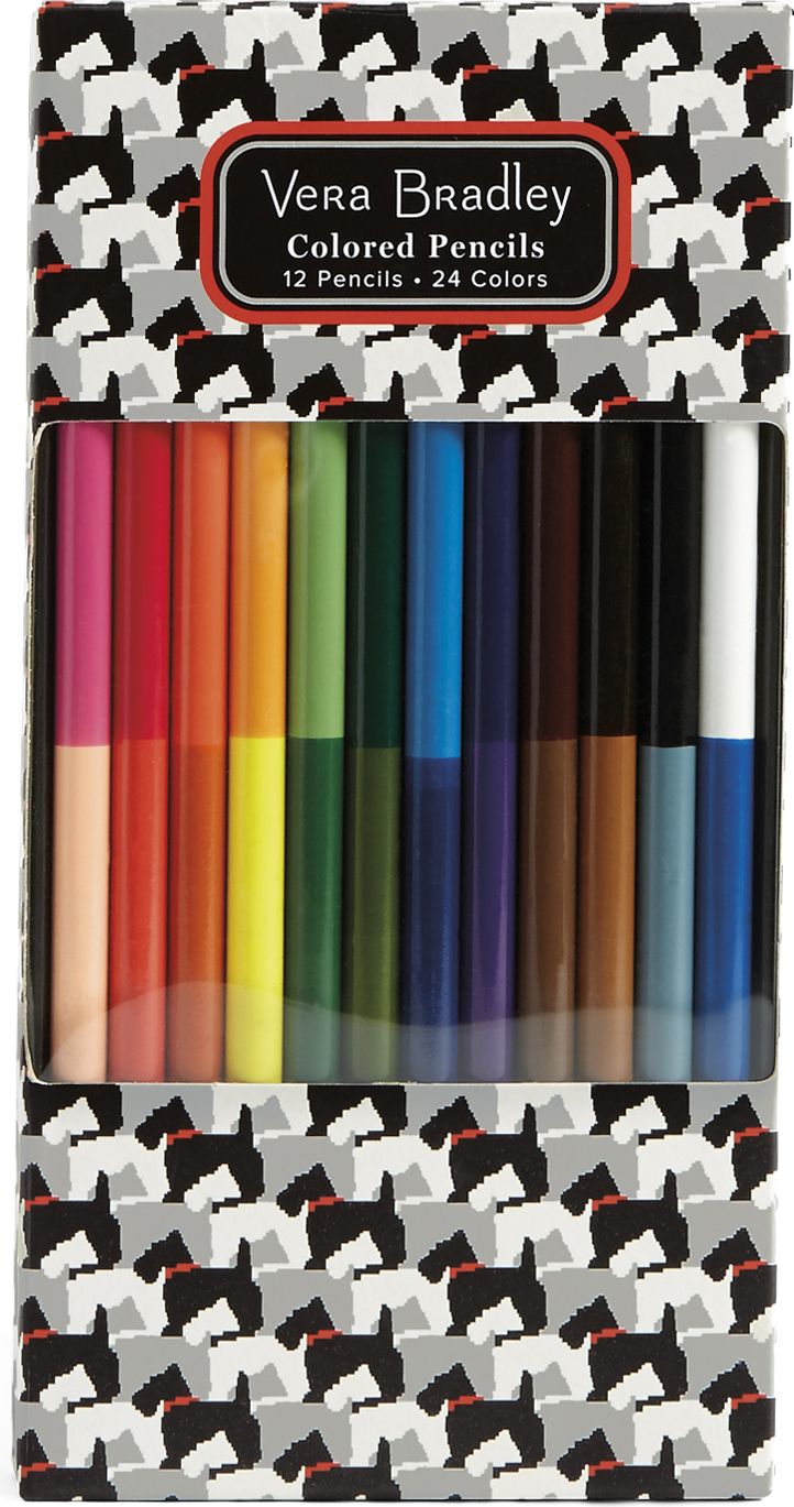 Vera Bradley Scottie Dogs Colored Pencils