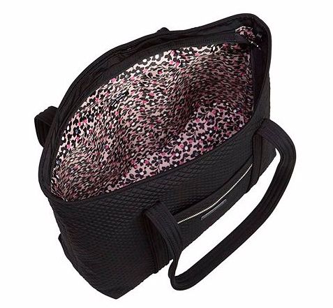 Vera Bradley Iconic Vera Tote Classic Black