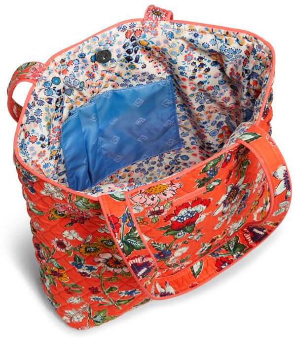 Tote Coral Floral