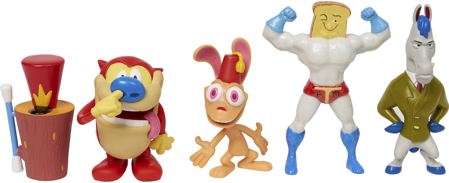 Nick 90's Ren & Stimpy Collector Figure Set