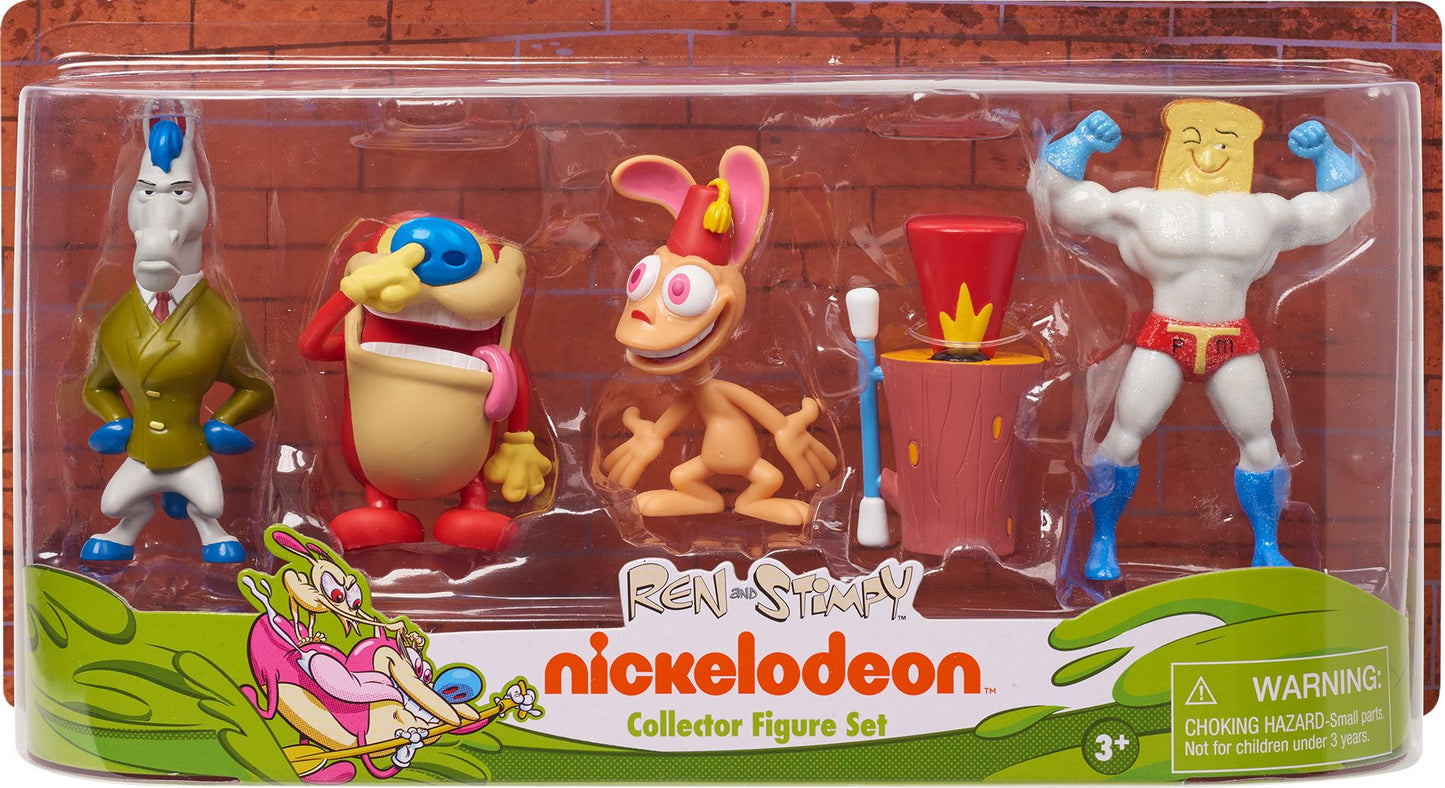 Nick 90's Ren & Stimpy Collector Figure Set
