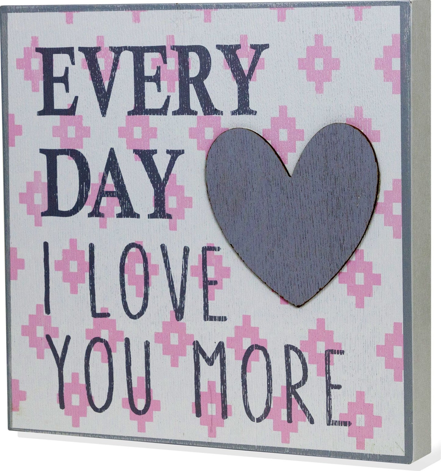 Wooden Pink Wall Decor