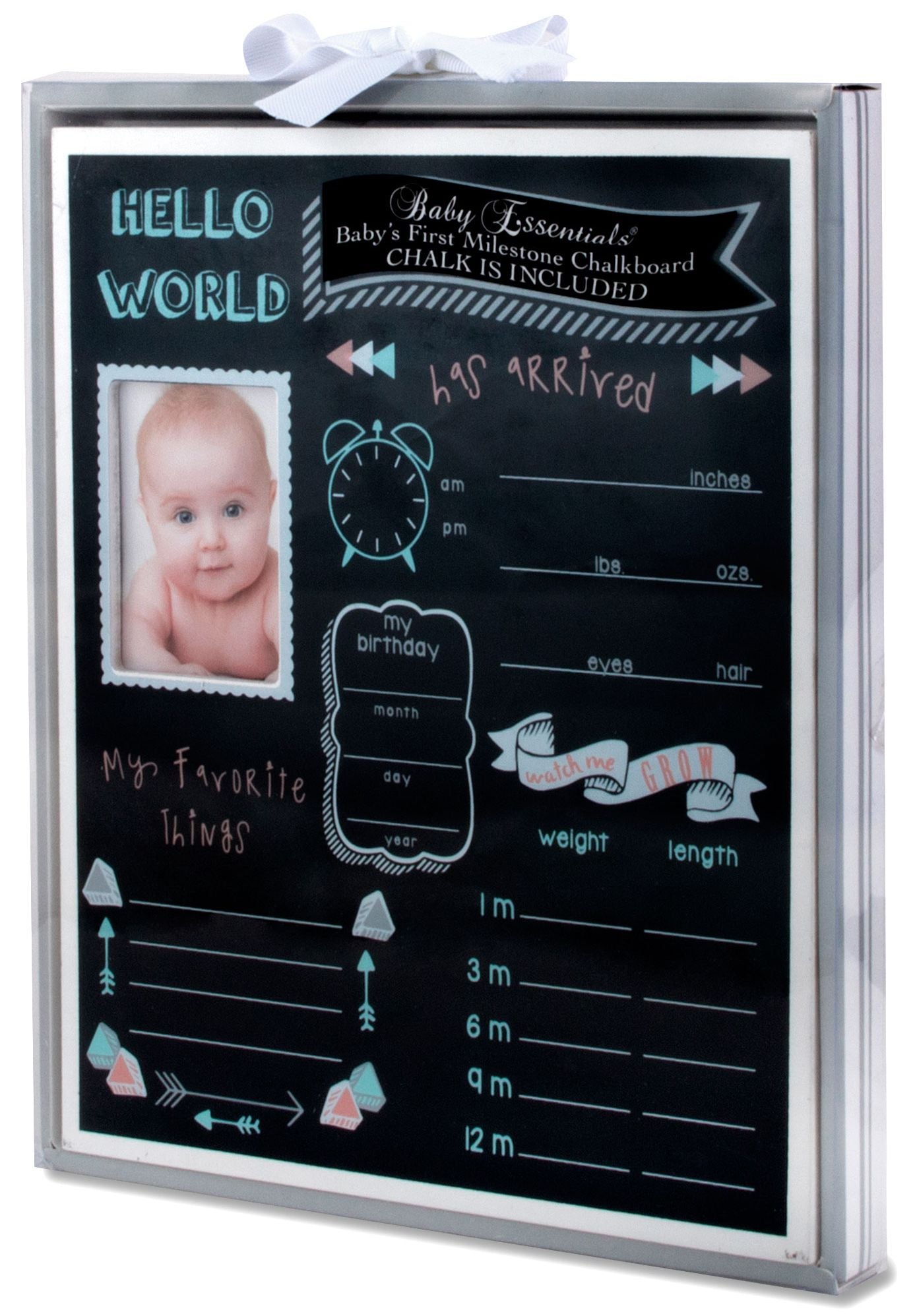Hello World Birthday Chalkboard