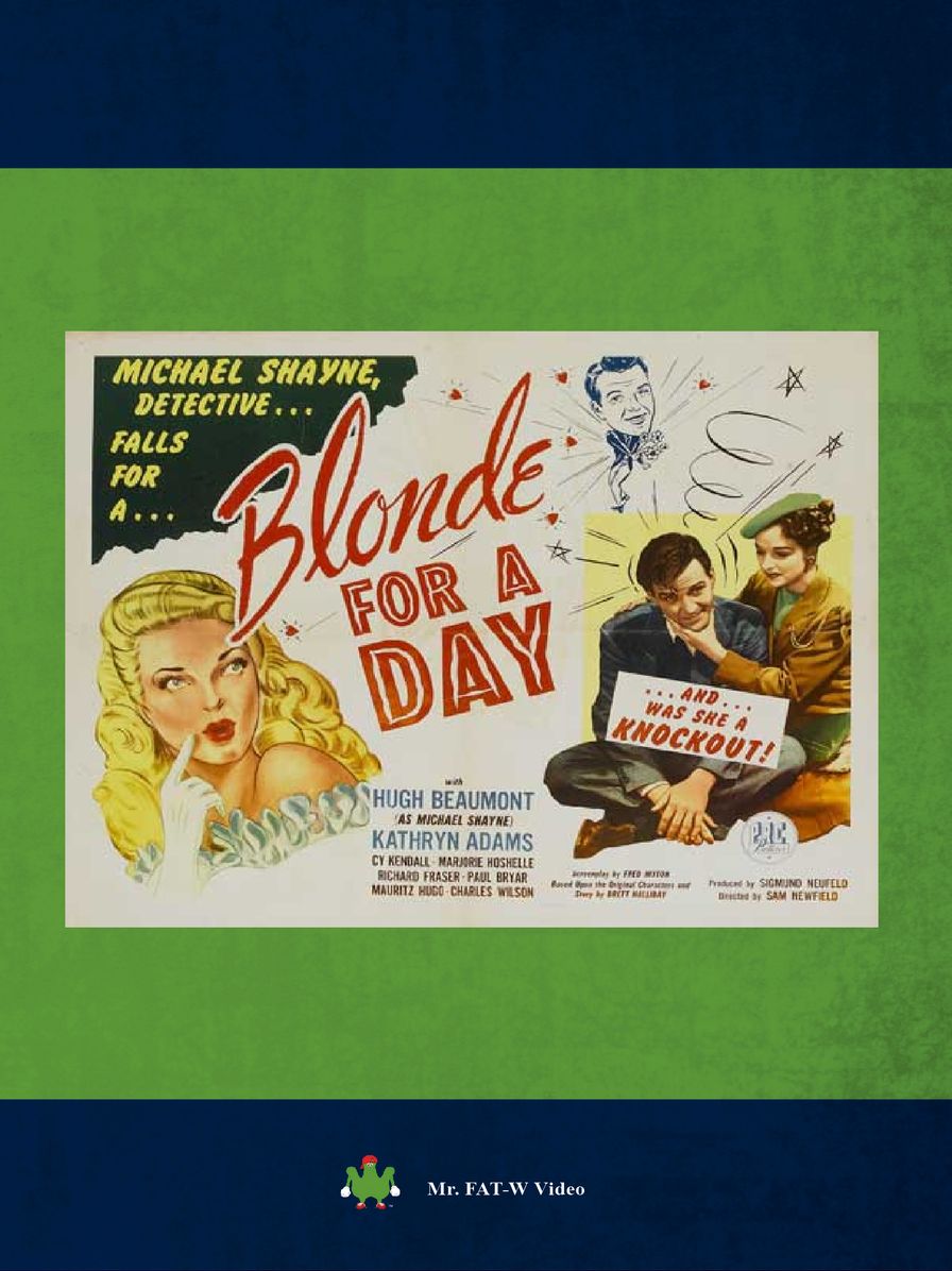 Blonde For A Day