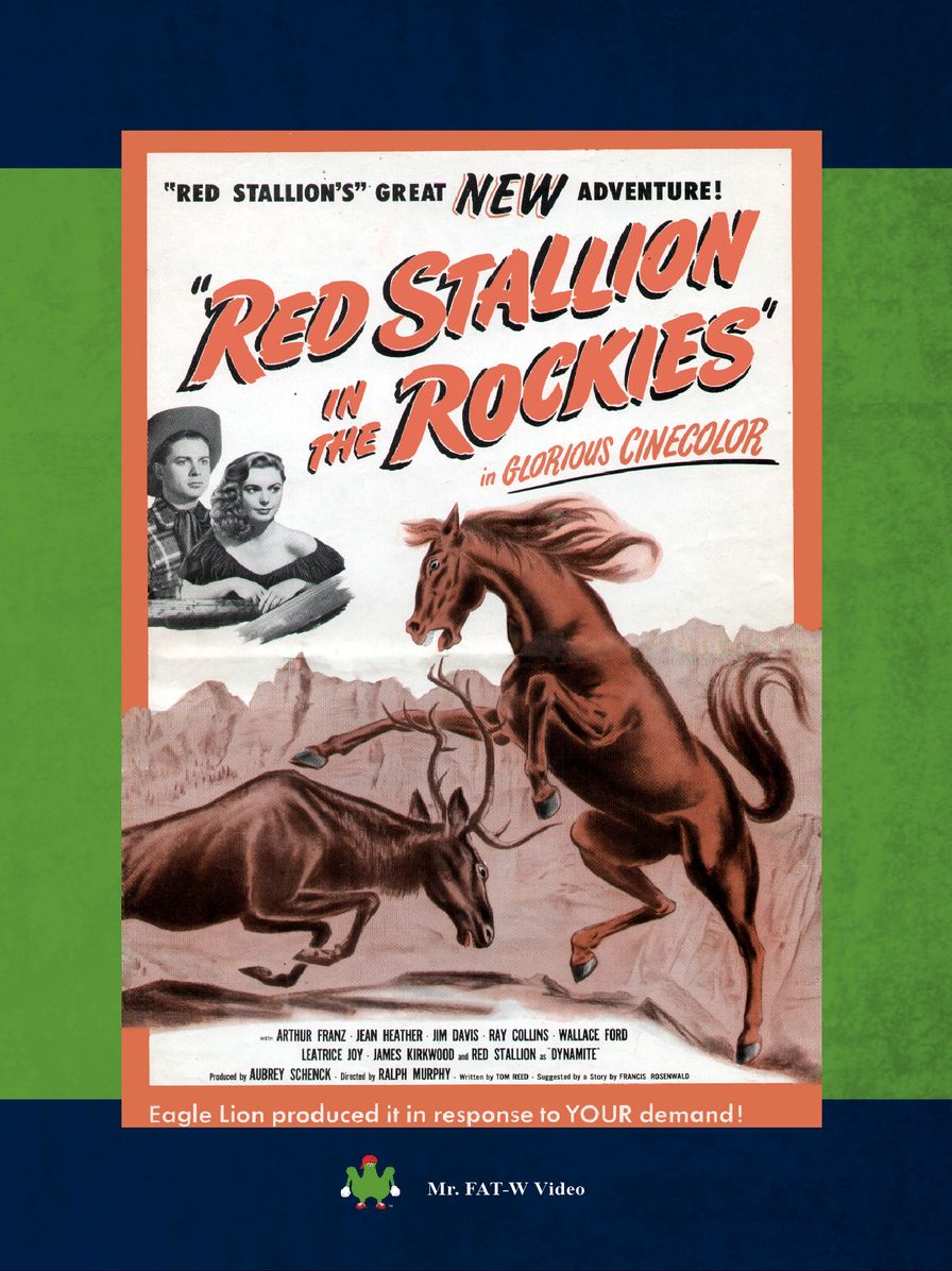 Red Stallion In The Rockies