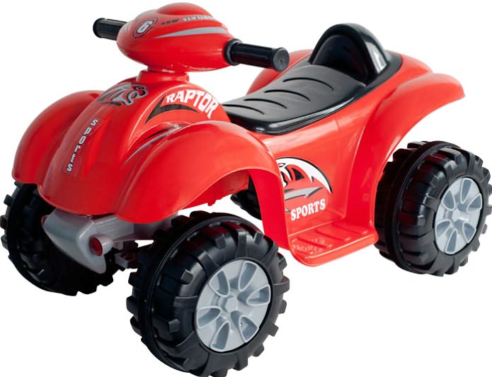 Lil Rider Battery Powered Red Raptor 4 Wheeler