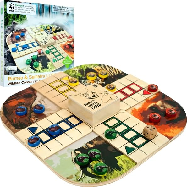 Wwf Borneo & Sumatra Ludo - A Green Wildlife Product