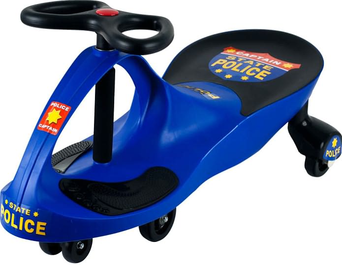Lil' RiderT Chief Justice Police Blue Wiggle Ride-on Car