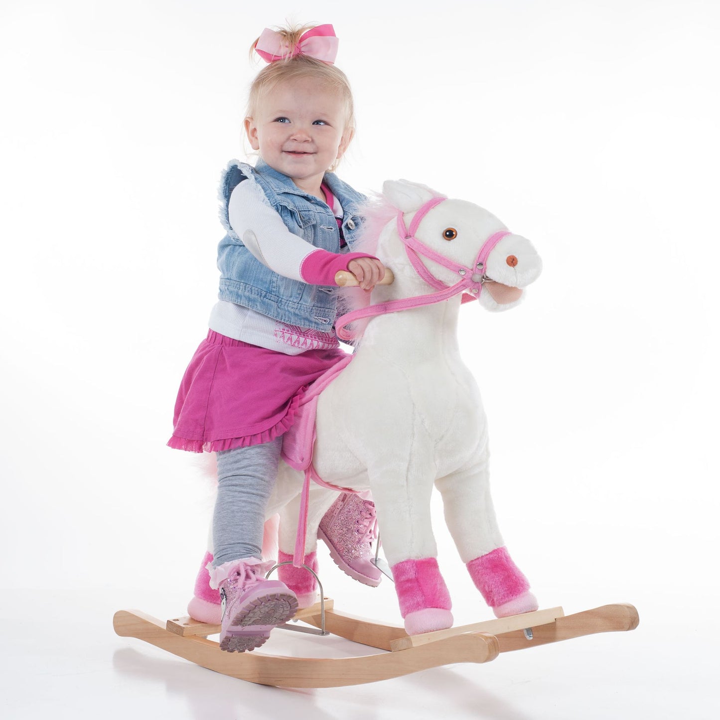 Happy Trails Plush Rocking Patricia Pony