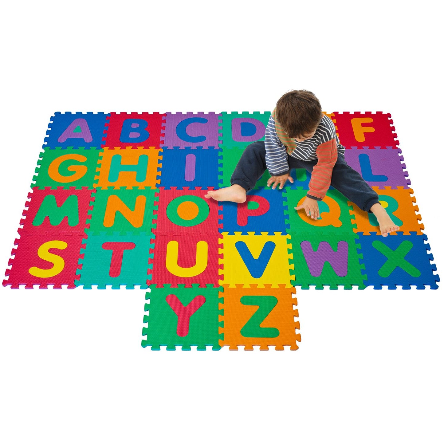 Hey! Play! Foam Floor Alphabet Puzzles Mat For Kids