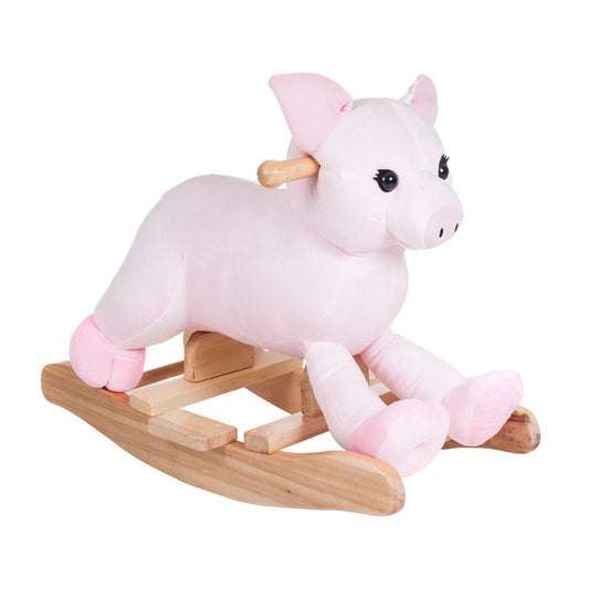 Happy Trails Plush Rocking Hamlet Pig