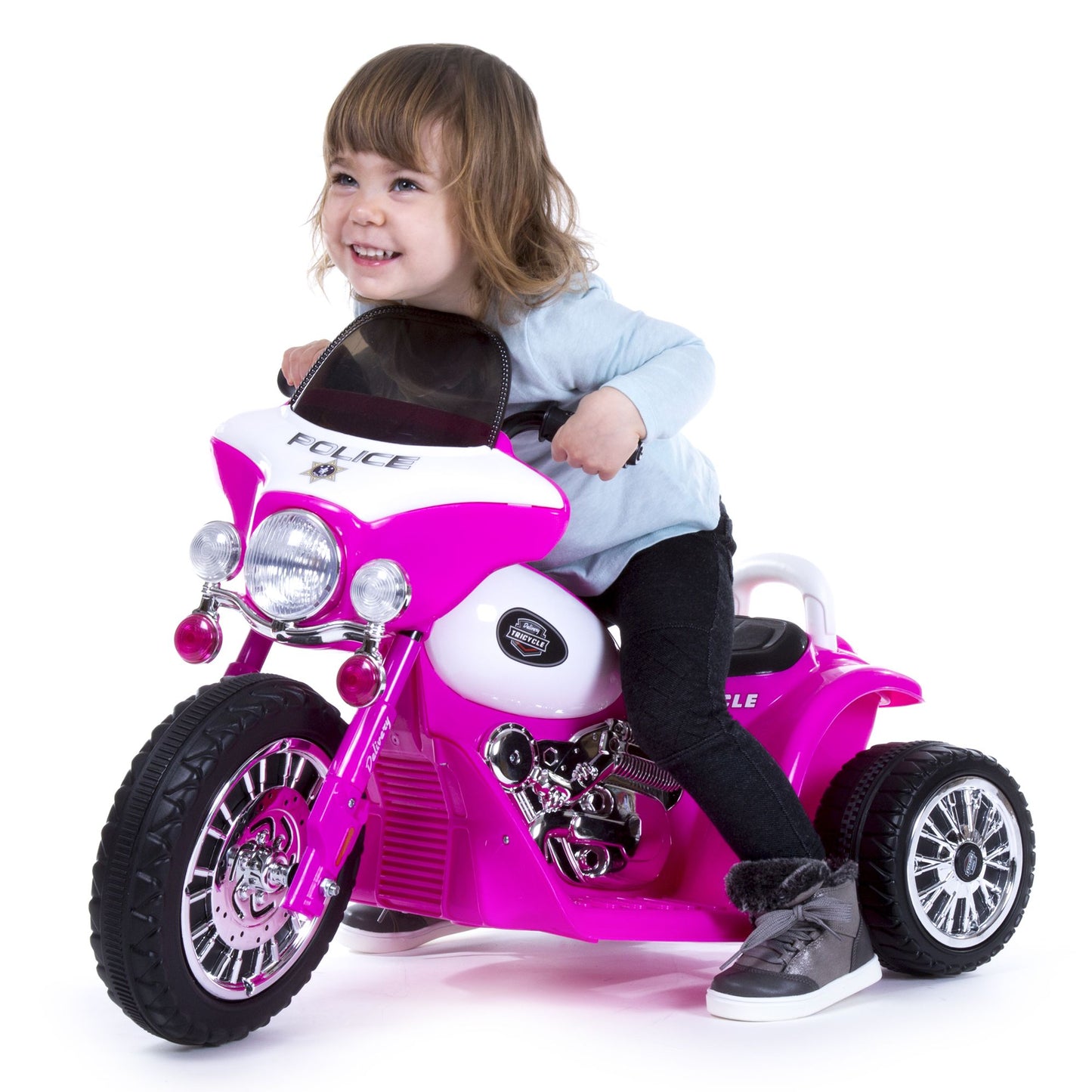 Lil' Rider Mini Three Wheel Police Chopper