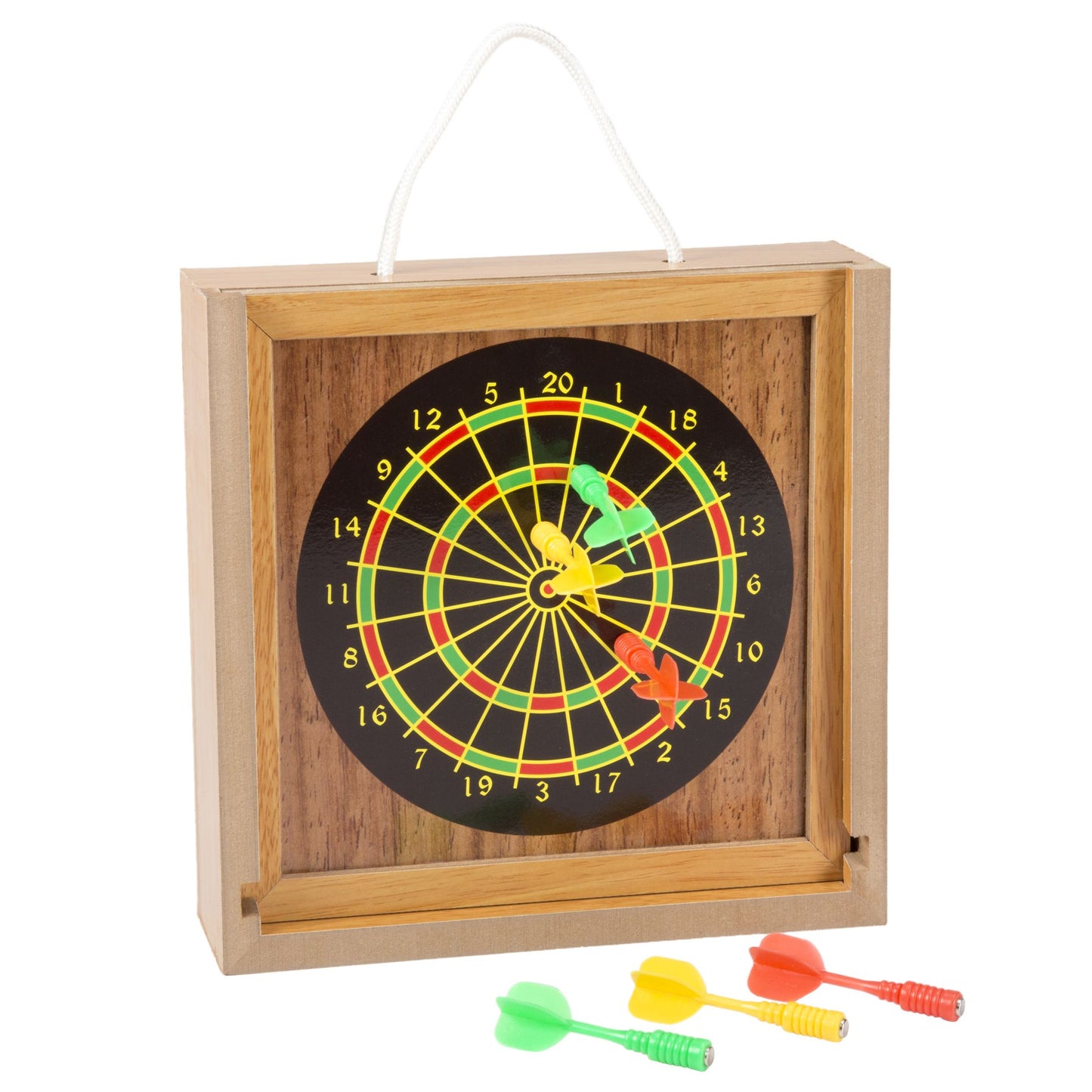 Hey! Play! Tabletop Bean Bag Toss amp; Magnetic Dart Game Set