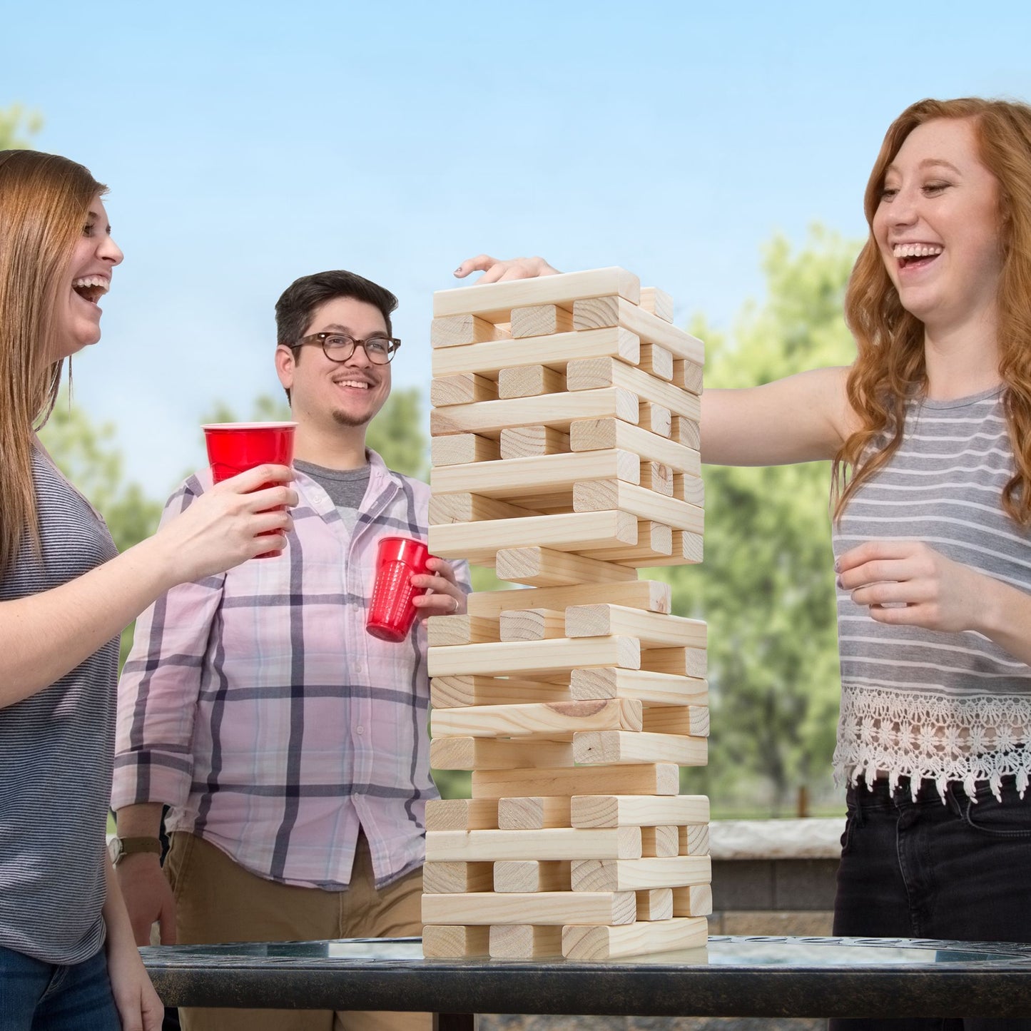 Hey! Play! Large Nontraditional Tumbling Towers
