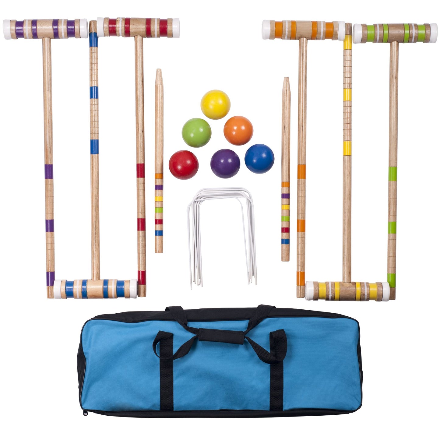 Hey! Play! Complete Croquet Set with Carrying Case