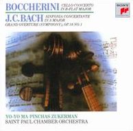 Boccherini: Cello Concerto in B flat major; J.C. Bach: Sinfonia Concertante in A major; Grand Overture (Symphony) Op.