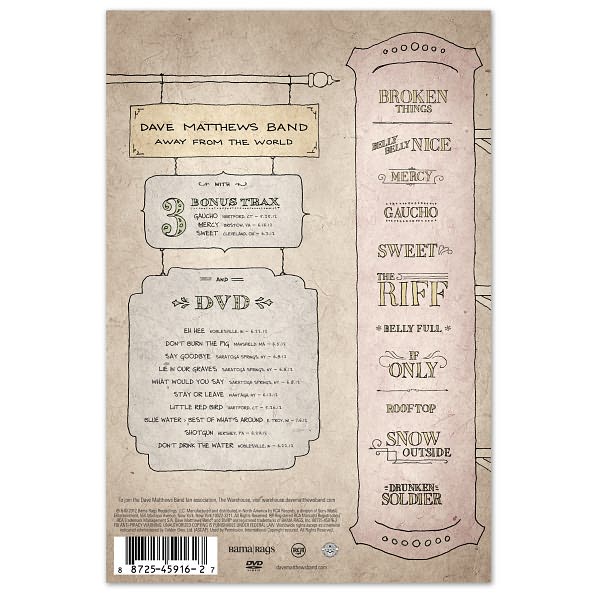 Dave Matthews Band: Away From The World [CD/DVD]