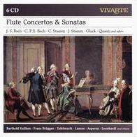 Flute Concertos & Sonatas: J.S. Bach, C.P.E. Bach, C. Stamitz, J. Stamiz, Gluck, Quantz and Others