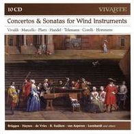 Concertos & Sonatas for Wind Instruments: Vivaldi, Marcello, Platti, Handel, Telemann, Corelli, Hotteterre