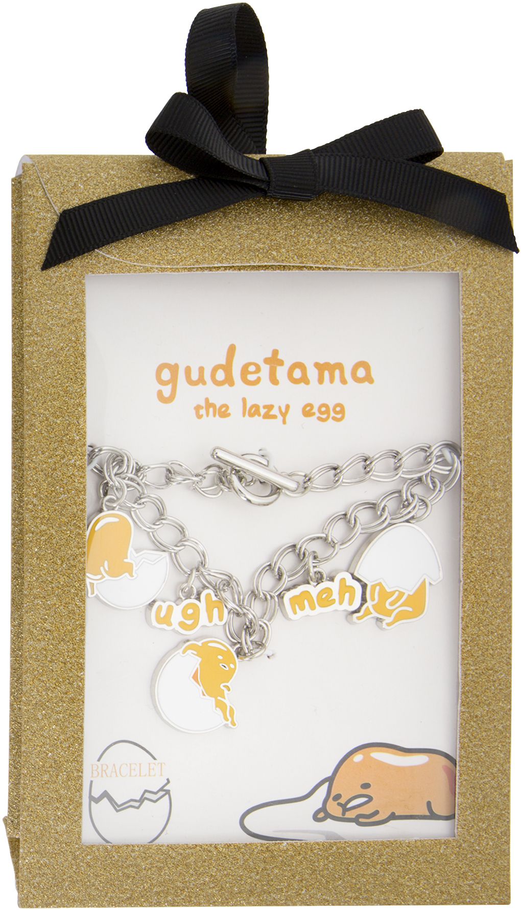 Gudetama Enamel Charm Bracelet