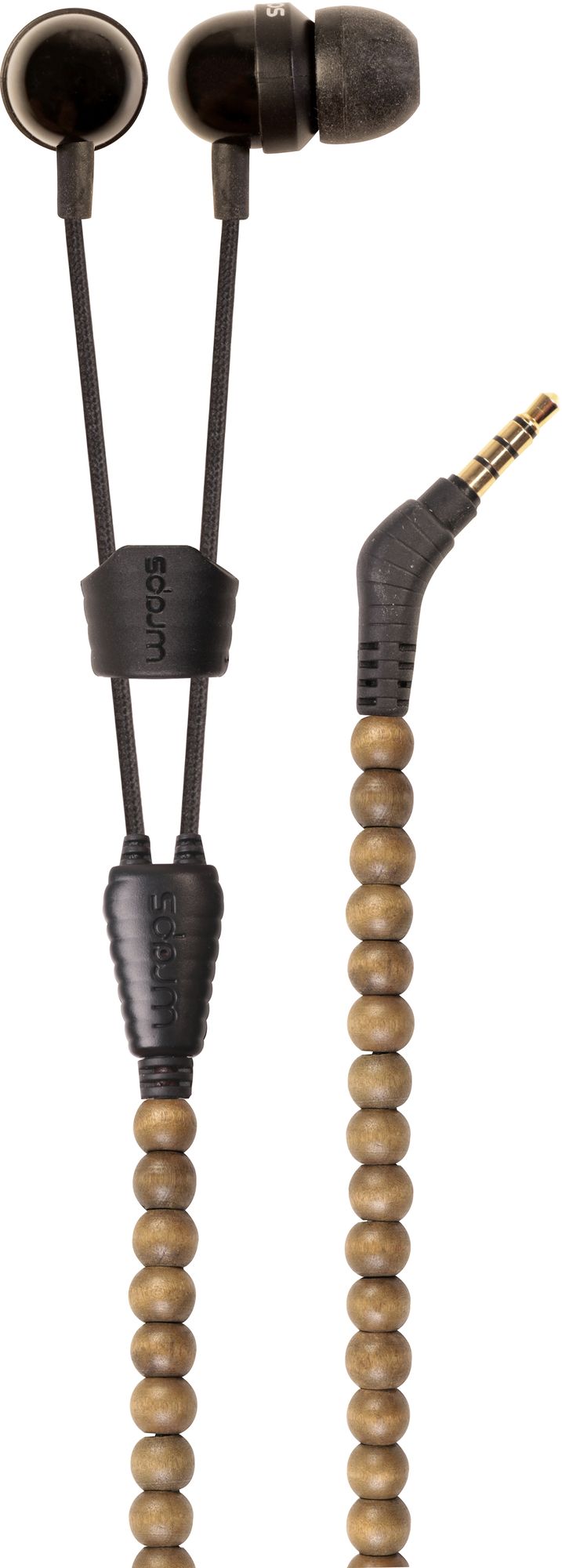 WRAPS NATURAL HEADPHONES- WALNUT