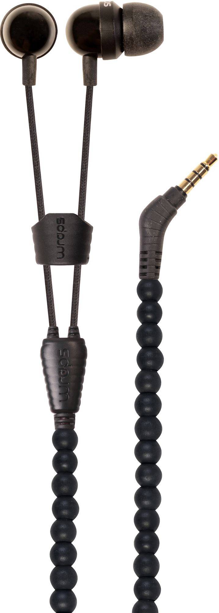 WRAPS NATURAL HEADPHONES- EBONY
