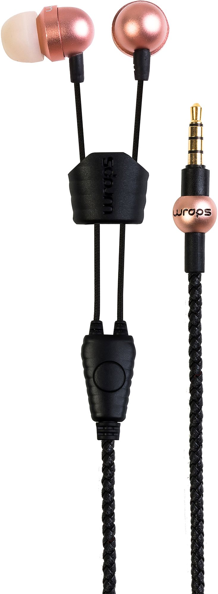 WRAPS CORE HEADPHONES- ROSE GOLD
