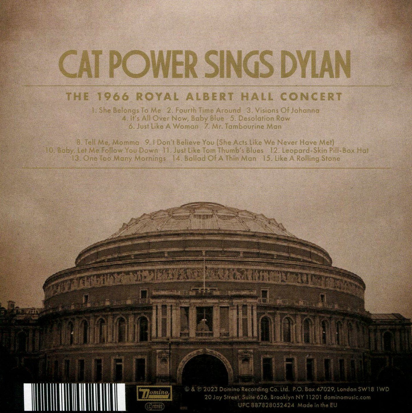 Cat Power Sings Dylan: The 1966 Royal Albert Hall
