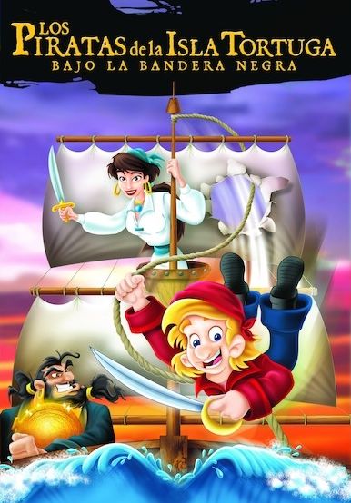 Los Pirates de la Isla Tortuga: Bajo la Bandera Negra [Spanish]