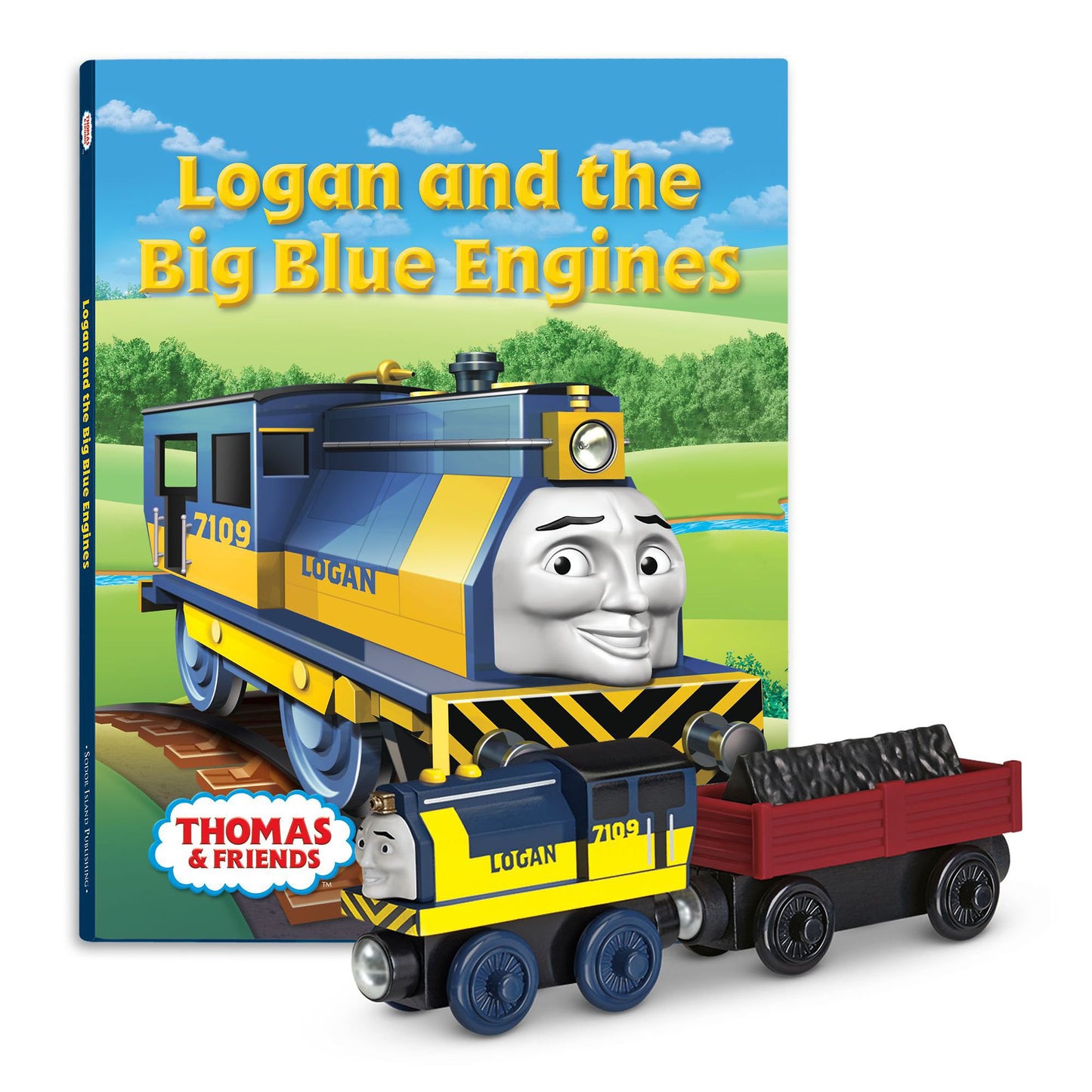 Logan and the Big Blue Engines Book Pack