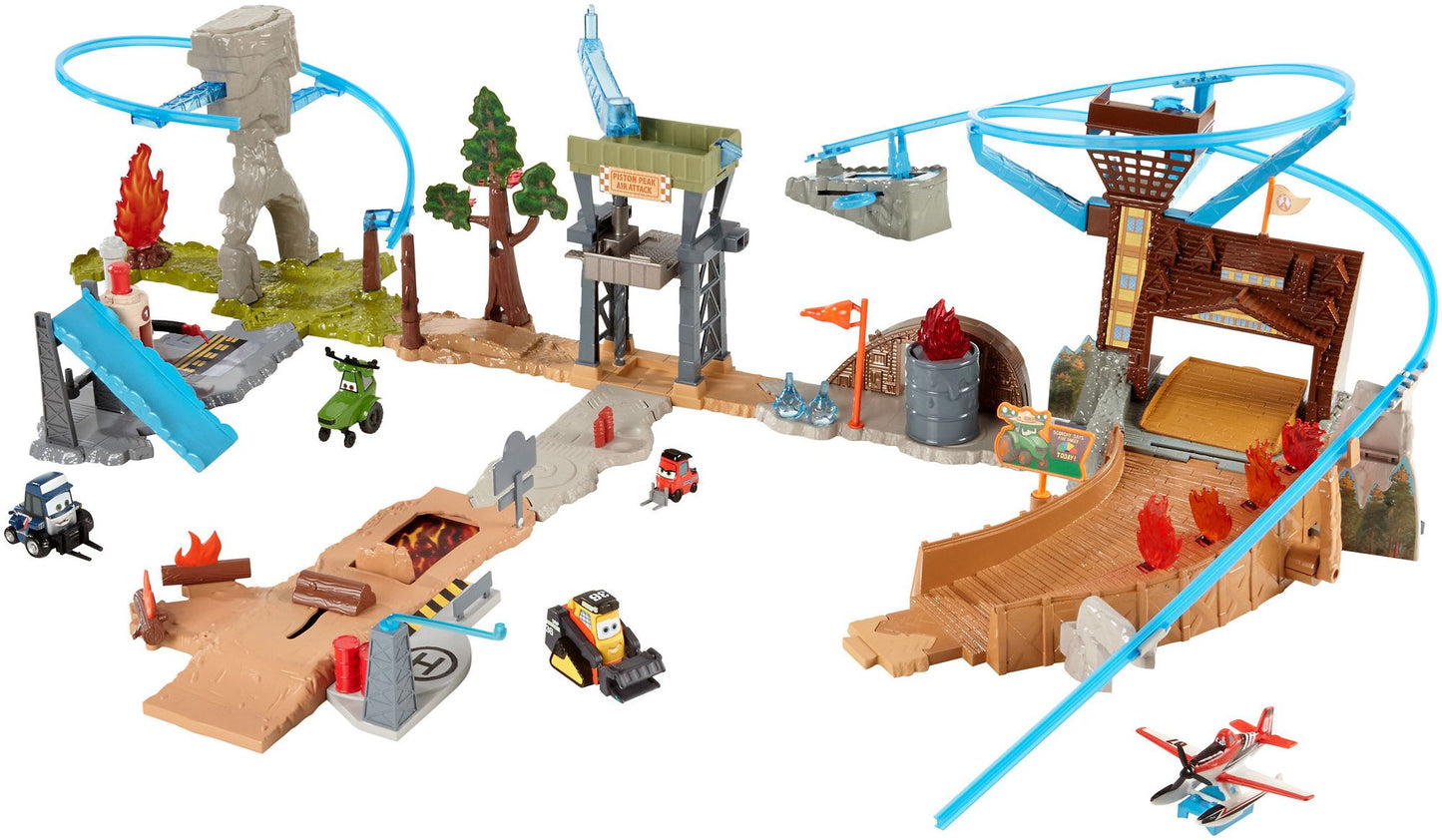 Disney Planes: Fire & Rescue Fire at Fusel Lodge! Track Set