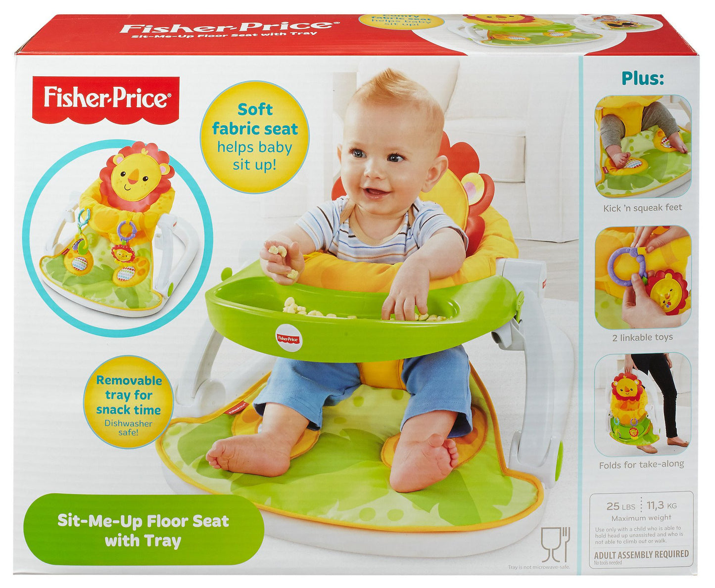 Fisher-Price Sit-Me-Up Floor Seat with Tray