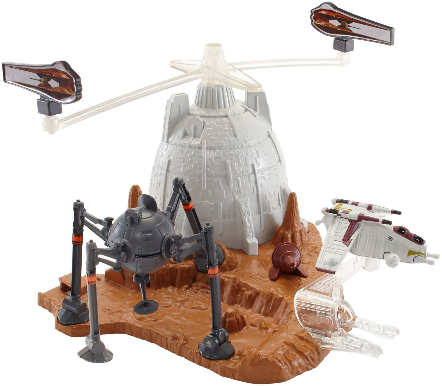 Hot Wheels Star Wars Starship Battle of Geonosis Play Set