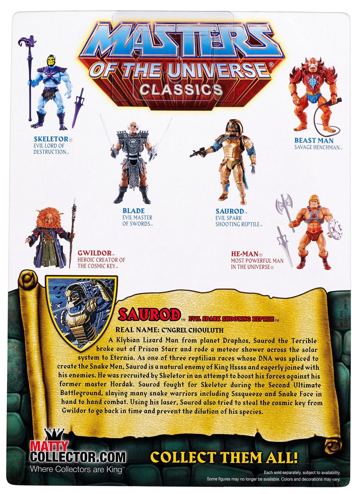 Masters of the Universe Saurod? Figure