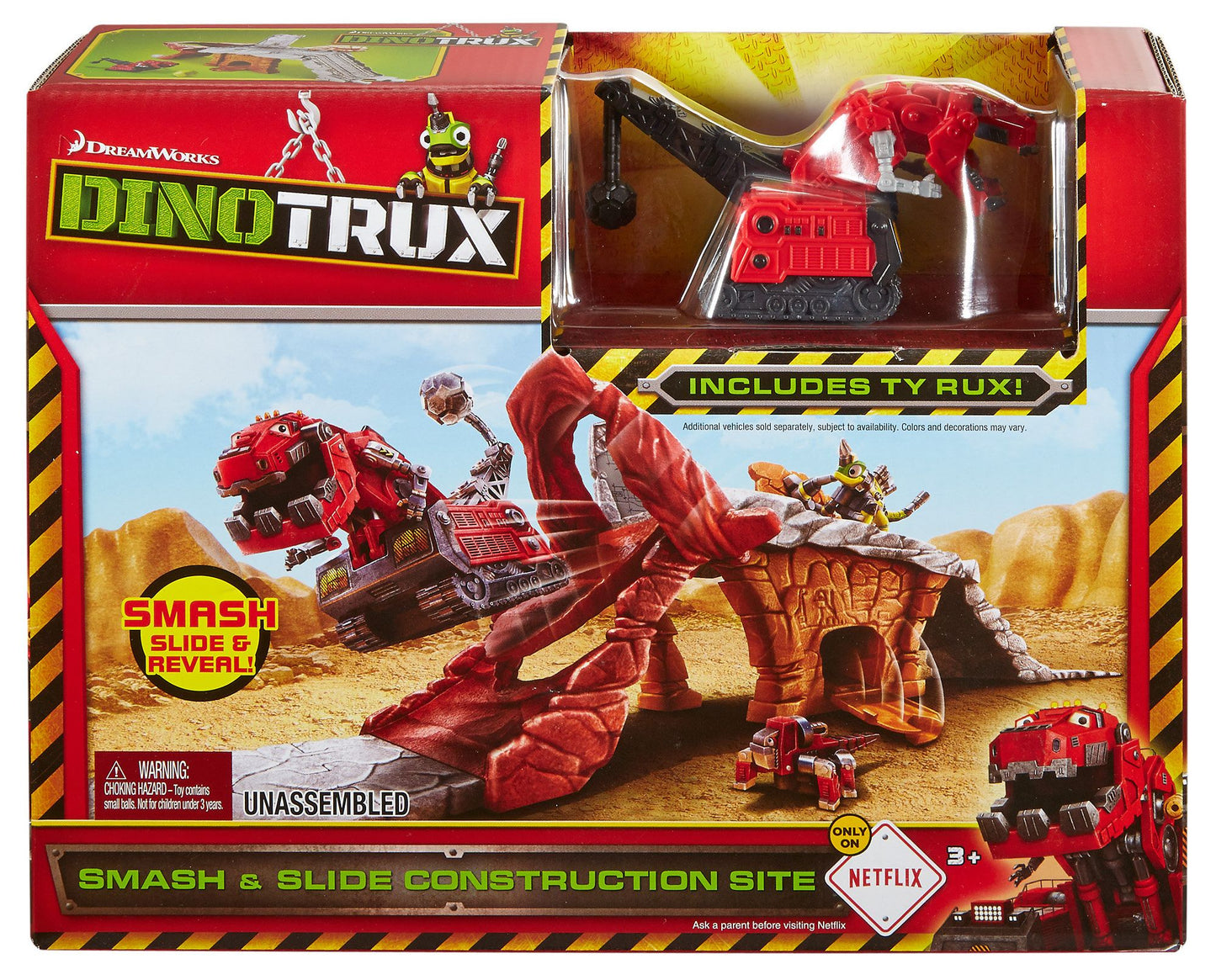 Dinotrux Smash & Slide Construction Site Playset