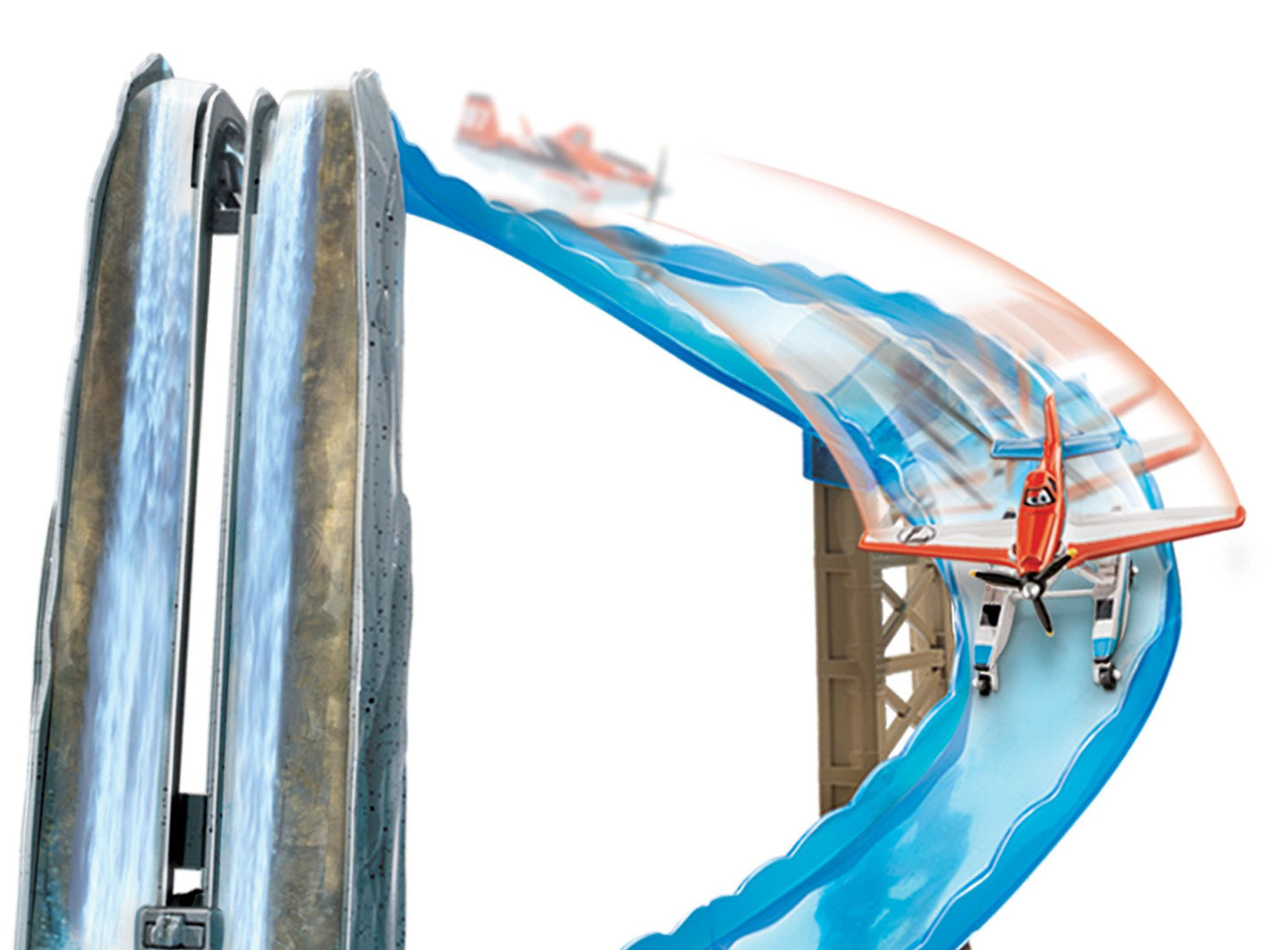 Disney Planes Waterfall Rescue Track Set