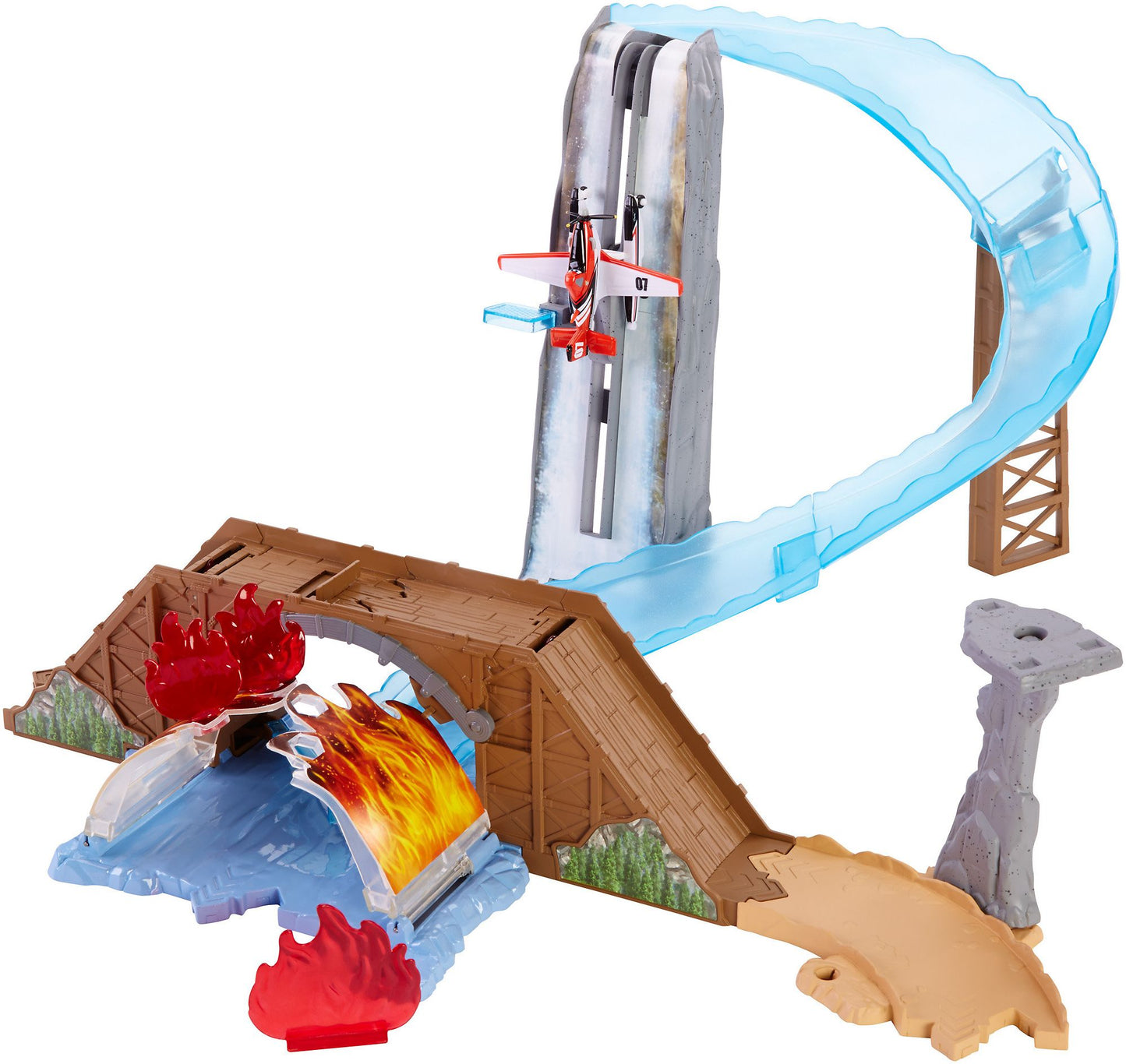 Disney Planes Waterfall Rescue Track Set