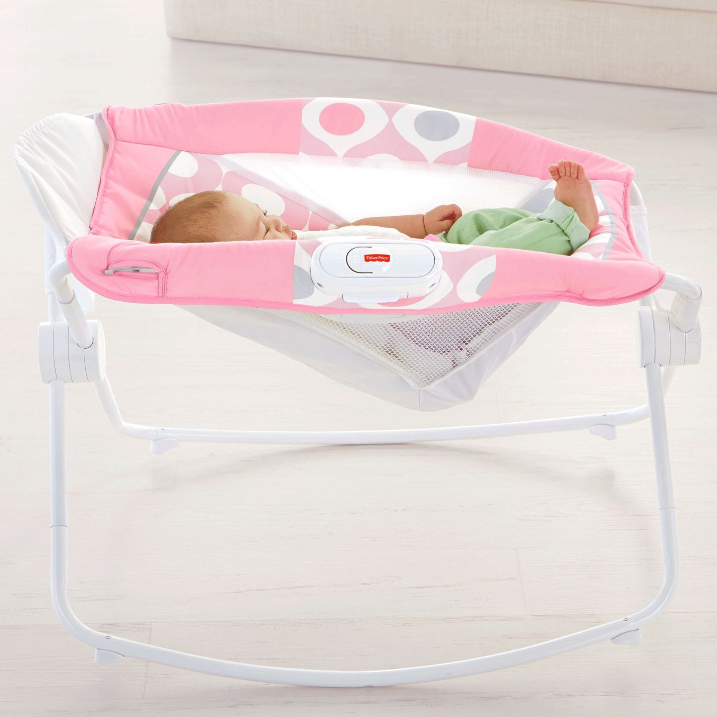 Fisher-Price Newborn Rock 'n Play Sleeper, Pink Ellipse