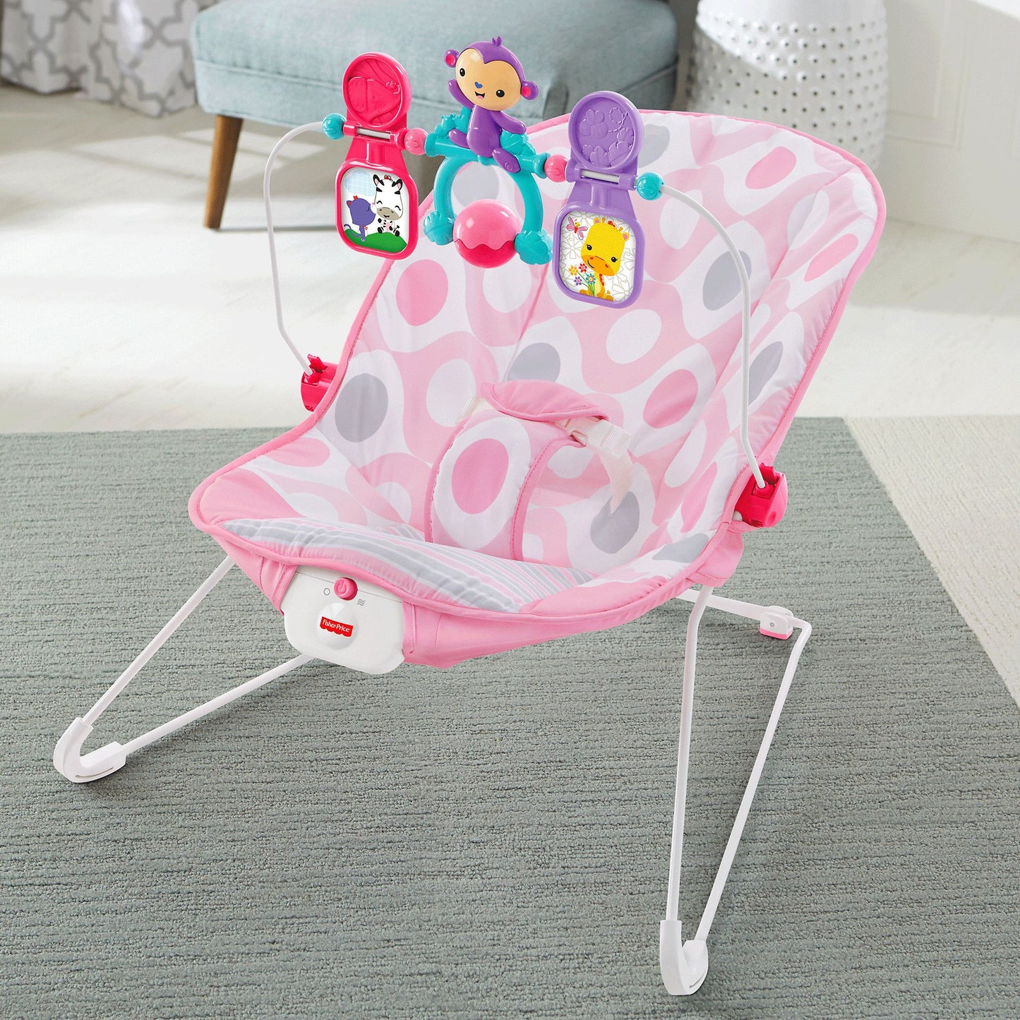 Fisher-Price Baby's Bouncer - Pink Ellipse