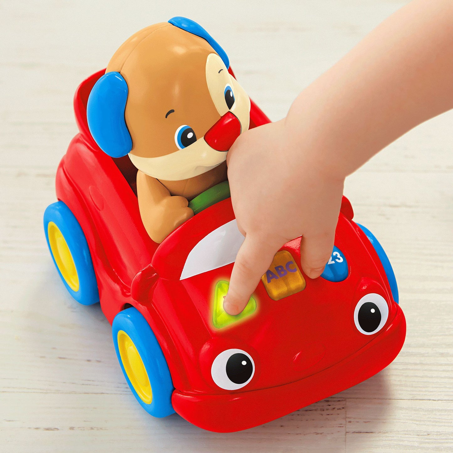 Fisher-Price Laugh & Learn Puppy's Smart Stages Push Car