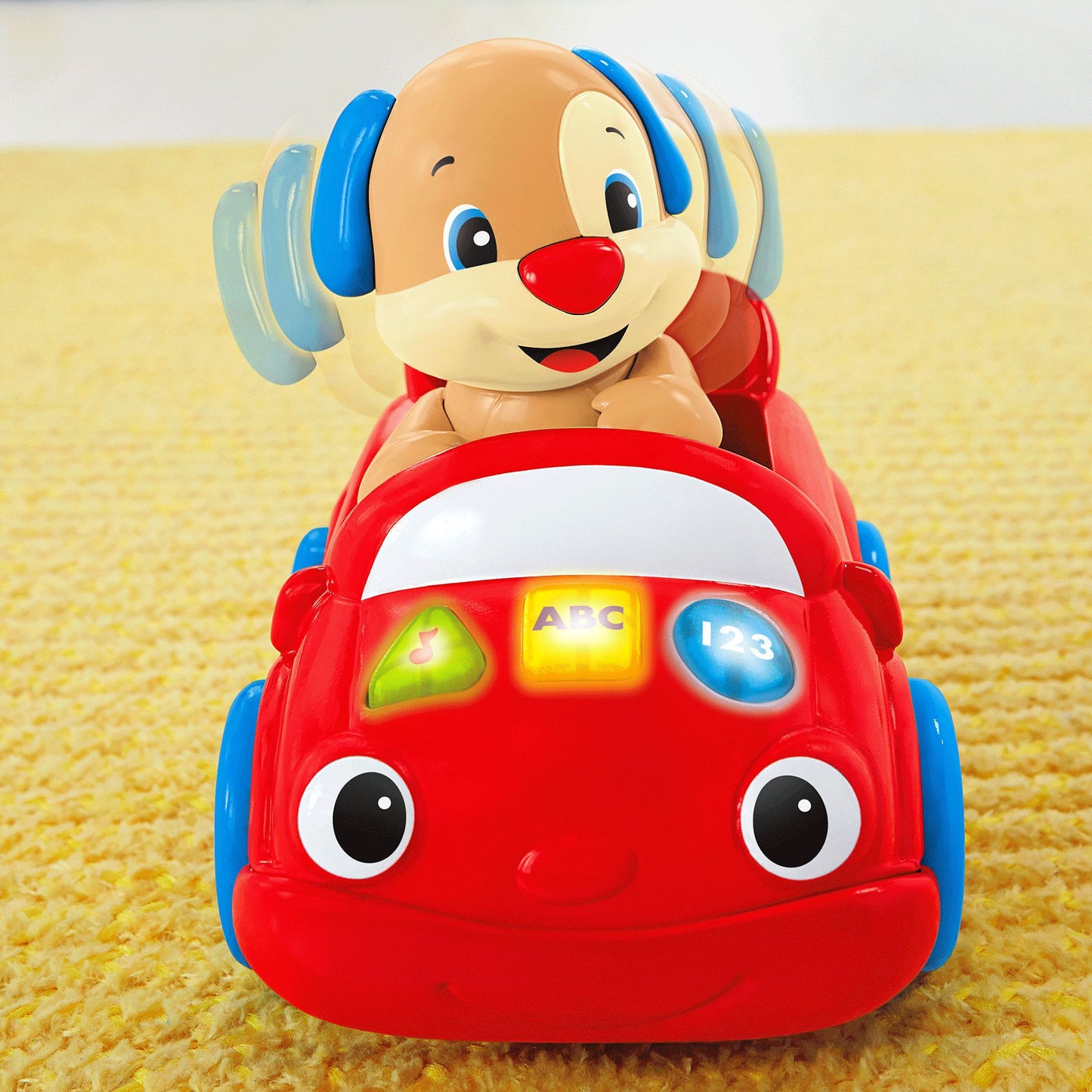 Fisher-Price Laugh & Learn Puppy's Smart Stages Push Car