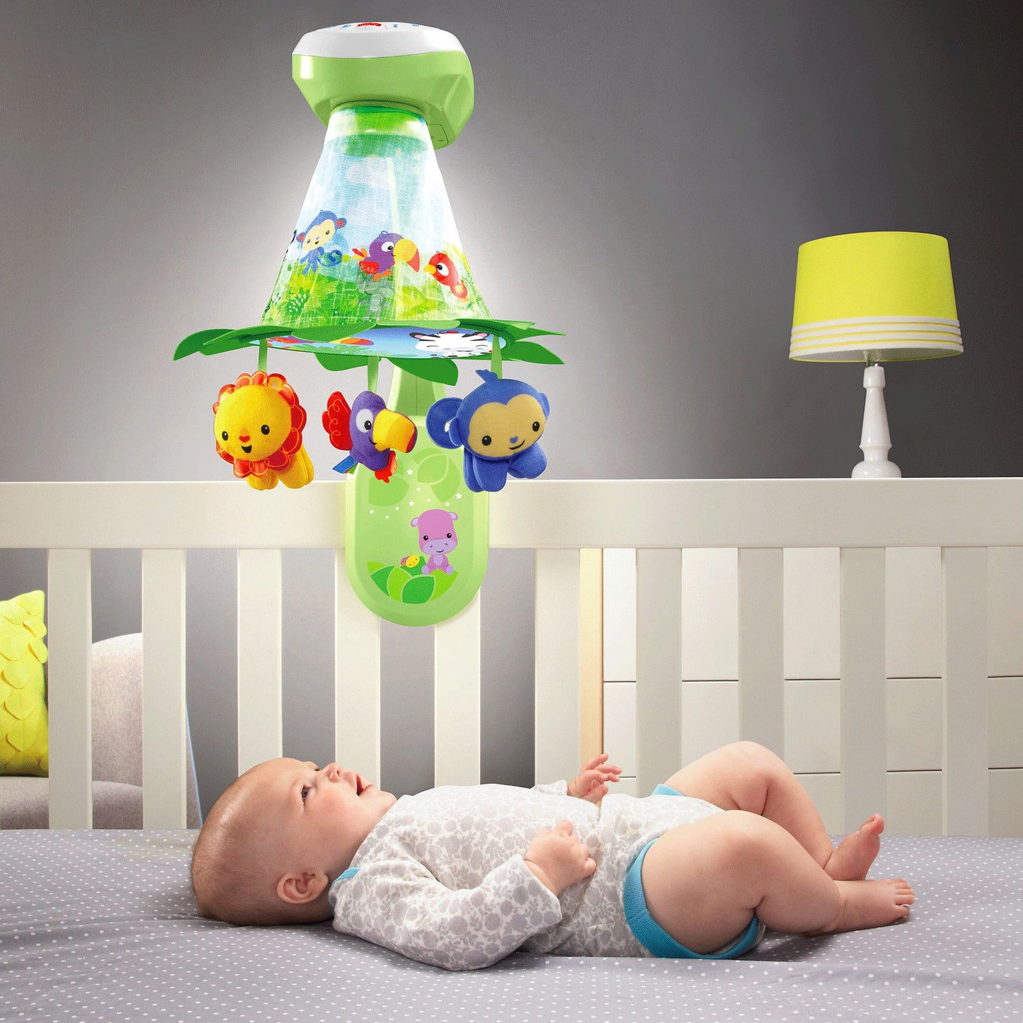 Fisher-Price Rainforest Grow-with-Me Projection Mobile