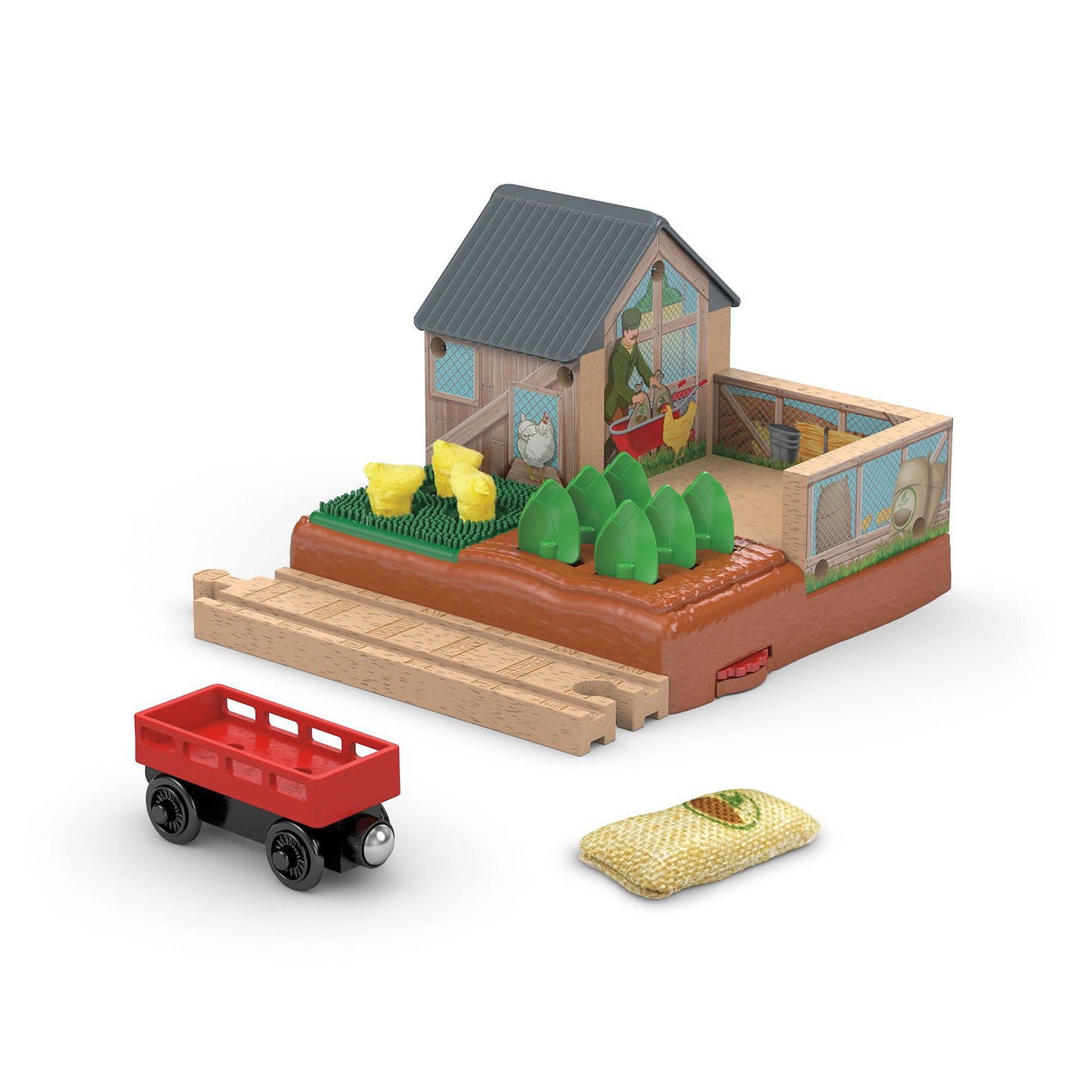 Fisher-Price Thomas the Train Wooden Railway McColl's Farm Chicken Coop