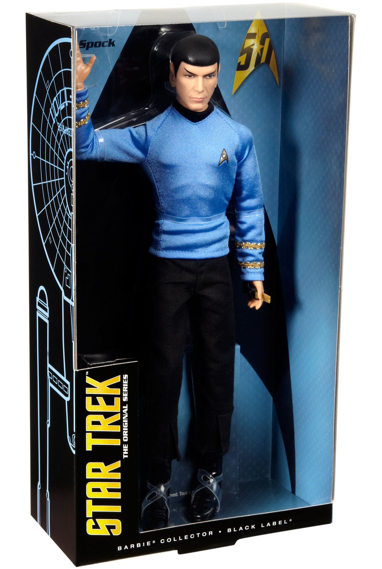 BARBIE STAR TREK 25TH ANNIVERSARY MR. SPOCK