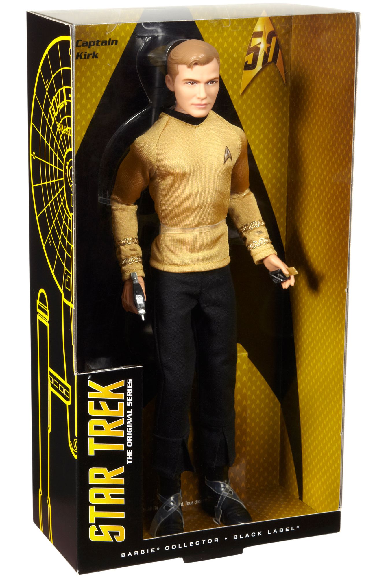 BARBIE STAR TREK 25TH ANNIVERSARY KIRK