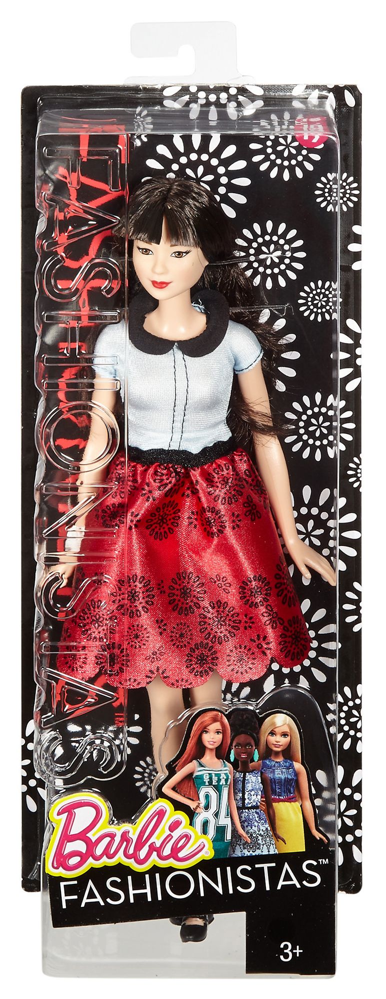 Barbie Fashionistas Doll 19 Ruby Red Floral - Original