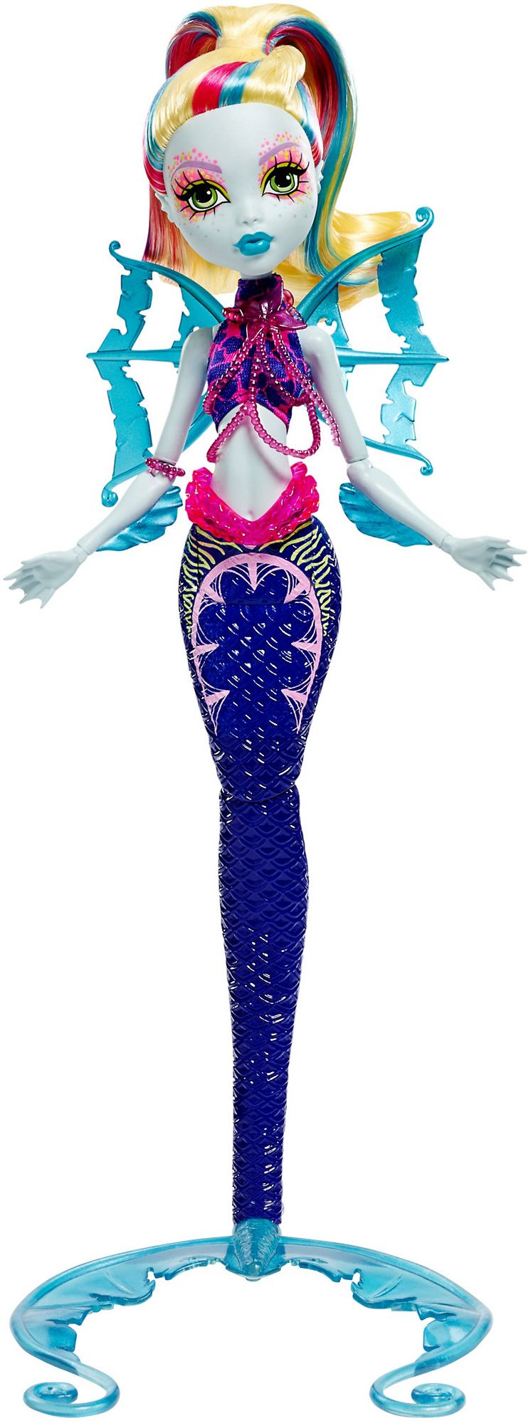Monster High Great Scarrier Reef Glowsome Ghoulfish Lagoona Blue Doll