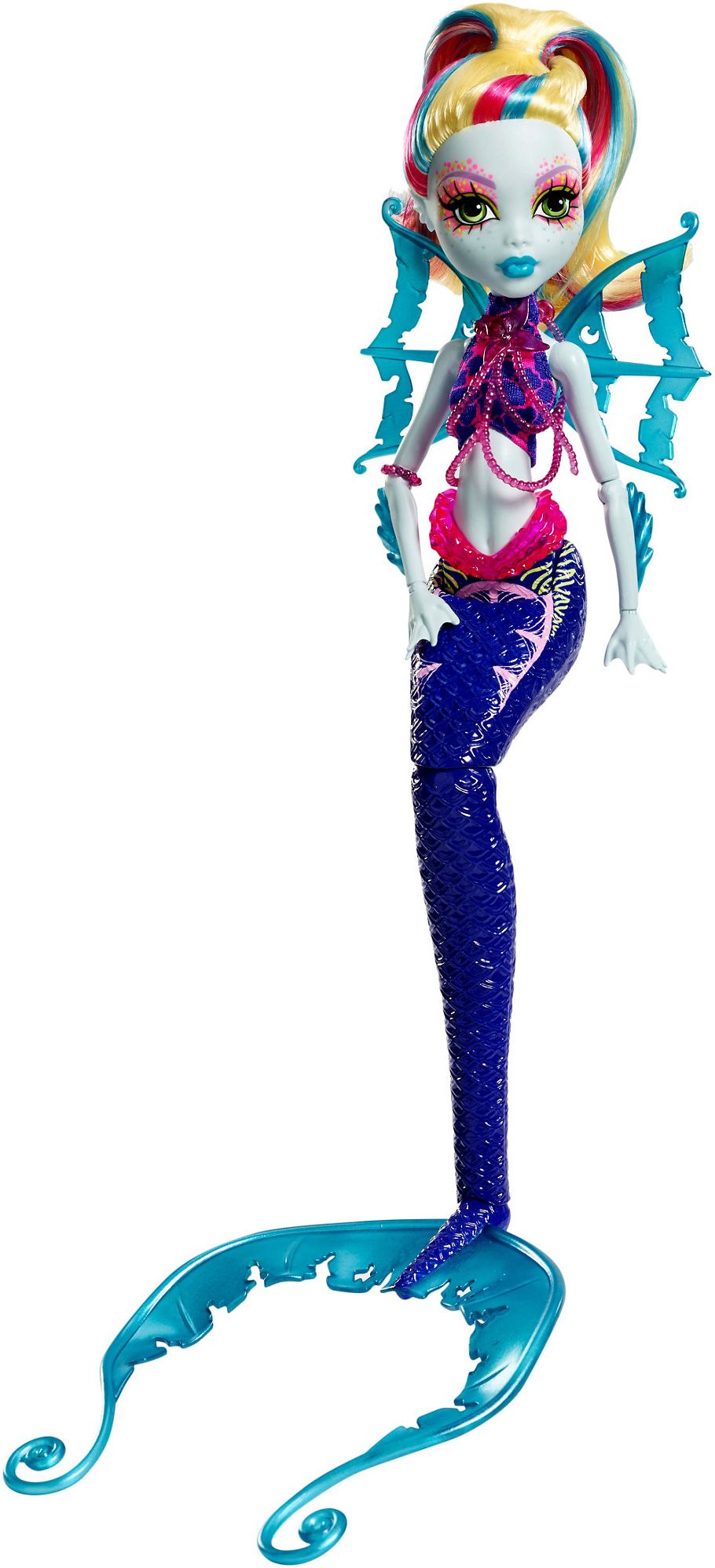 Monster High Great Scarrier Reef Glowsome Ghoulfish Lagoona Blue Doll