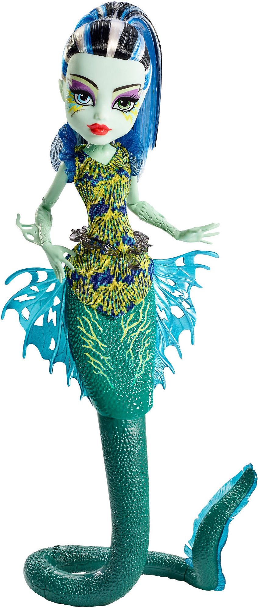 Monster High Great Scarrier Reef Glowsome Ghoulfish Frankie Stein Doll